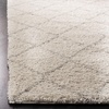 SAFAVIEH Area Rug 9×12 – Arizona Shag Collection – Large – Ivory & Beige, Trellis Design, Non-Shedding & Easy to Clean, Ideal for Living Room, Bedroom, Dining Space (ASG742A)