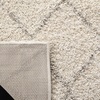 SAFAVIEH Area Rug 9×12 – Arizona Shag Collection – Large – Ivory & Beige, Trellis Design, Non-Shedding & Easy to Clean, Ideal for Living Room, Bedroom, Dining Space (ASG742A)