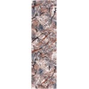 SAFAVIEH Cyrus Shag Collection Area Rug – 9′ x 12′, Grey & Rust, Modern Abstract Design, Non-Shedding & Easy Care, 0.8-inch Thick Ideal for High Traffic Areas in Living Room, Bedroom (CYR140F)(Grey/Rust)
