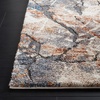 SAFAVIEH Cyrus Shag Collection Area Rug – 9′ x 12′, Grey & Rust, Modern Abstract Design, Non-Shedding & Easy Care, 0.8-inch Thick Ideal for High Traffic Areas in Living Room, Bedroom (CYR140F)(Grey/Rust)