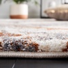 SAFAVIEH Cyrus Shag Collection Area Rug – 9′ x 12′, Grey & Rust, Modern Abstract Design, Non-Shedding & Easy Care, 0.8-inch Thick Ideal for High Traffic Areas in Living Room, Bedroom (CYR140F)(Grey/Rust)