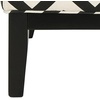 SAFAVIEH Mercer Collection Armond Accent Chair(Black / White)