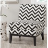 SAFAVIEH Mercer Collection Armond Accent Chair(Black / White)