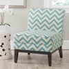 SAFAVIEH Mercer Collection Armond Accent Chair(Blue/White)