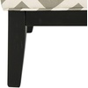 SAFAVIEH Mercer Collection Armond Accent Chair(Grey / White)