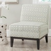 SAFAVIEH Mercer Collection Armond Accent Chair(Silver / Cream)