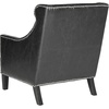 SAFAVIEH Mercer Collection Mckinley Club Chair, Antique Black