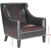 SAFAVIEH Mercer Collection Mckinley Club Chair, Antique Black