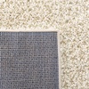 SAFAVIEH Primo Shag Collection Area Rug – 9′ x 12′, Light Grey, Solid Design, Non-Shedding & Easy Care, 1.2-inch Thick Ideal for High Traffic Areas in Living Room, Bedroom (PRM300G)(Ivory)