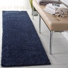 SAFAVIEH Primo Shag Collection Area Rug – 9′ x 12′, Light Grey, Solid Design, Non-Shedding & Easy Care, 1.2-inch Thick Ideal for High Traffic Areas in Living Room, Bedroom (PRM300G)(Navy)