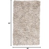SAFAVIEH Rio Shag Collection 8′ x 10′ Black/Ivory SG960H Handmade 1-inch Thick Area Rug(Beige/Ivory)