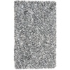 SAFAVIEH Rio Shag Collection 8′ x 10′ Black/Ivory SG960H Handmade 1-inch Thick Area Rug(Grey/Ivory)
