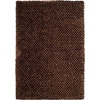 SAFAVIEH Saint Tropez Shag Collection 9′ x 12′ Snow White STS641W Handmade Solid 1-inch Thick Area Rug(Chocolate)