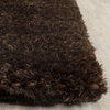 SAFAVIEH Saint Tropez Shag Collection 9′ x 12′ Snow White STS641W Handmade Solid 1-inch Thick Area Rug(Chocolate)