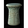 Safavieh Castle Gardens Collection Imperial Garden White Ceramic Garden Stool(Blue)