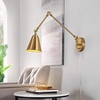 Safavieh Lighting Collection Kensley Black/Oil-Rubbed Bronze Wall Sconce (LED Bulb Included) SCN4067A(Brass)