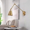 Safavieh Lighting Collection Kensley Black/Oil-Rubbed Bronze Wall Sconce (LED Bulb Included) SCN4067A(Brass)