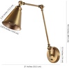 Safavieh Lighting Collection Kensley Black/Oil-Rubbed Bronze Wall Sconce (LED Bulb Included) SCN4067A(Brass)