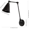 Safavieh Lighting Collection Kensley Black/Oil-Rubbed Bronze Wall Sconce (LED Bulb Included) SCN4067A(Oil Rub Bronze)