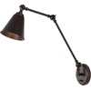 Safavieh Lighting Collection Kensley Black/Oil-Rubbed Bronze Wall Sconce (LED Bulb Included) SCN4067A(Oil Rub Bronze)
