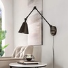 Safavieh Lighting Collection Kensley Black/Oil-Rubbed Bronze Wall Sconce (LED Bulb Included) SCN4067A(Oil Rub Bronze)
