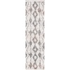 SAFAVIEH Area Rug 8×10 – Jericho Shag Collection – Large – Ivory & Black, Moroccan Boho Design, Non-Shedding & Easy Cleaning, Plush Thick Pile, Ideal for Living Room, Bedroom, Dining Space (JER102A)(Ivory/Black)