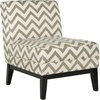 SAFAVIEH Mercer Collection Armond Accent Chair(Grey / White)