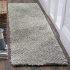 SAFAVIEH Saint Tropez Shag Collection 9′ x 12′ Snow White STS641W Handmade Solid 1-inch Thick Area Rug(Silver)