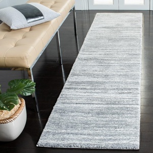 SAFAVIEH Area Rug 8×10 – Cyrus Shag Collection – Large – Grey & Ivory, Modern Abstract Design, Non-Shedding & Easy Cleaning, Ideal for Living Room, Bedroom, Office, Dining Space (CYR128F)(Grey/Ivory)