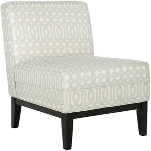SAFAVIEH Mercer Collection Armond Accent Chair(Silver / Cream)