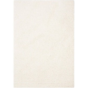 SAFAVIEH Primo Shag Collection Area Rug – 9′ x 12′, Light Grey, Solid Design, Non-Shedding & Easy Care, 1.2-inch Thick Ideal for High Traffic Areas in Living Room, Bedroom (PRM300G)(Ivory)