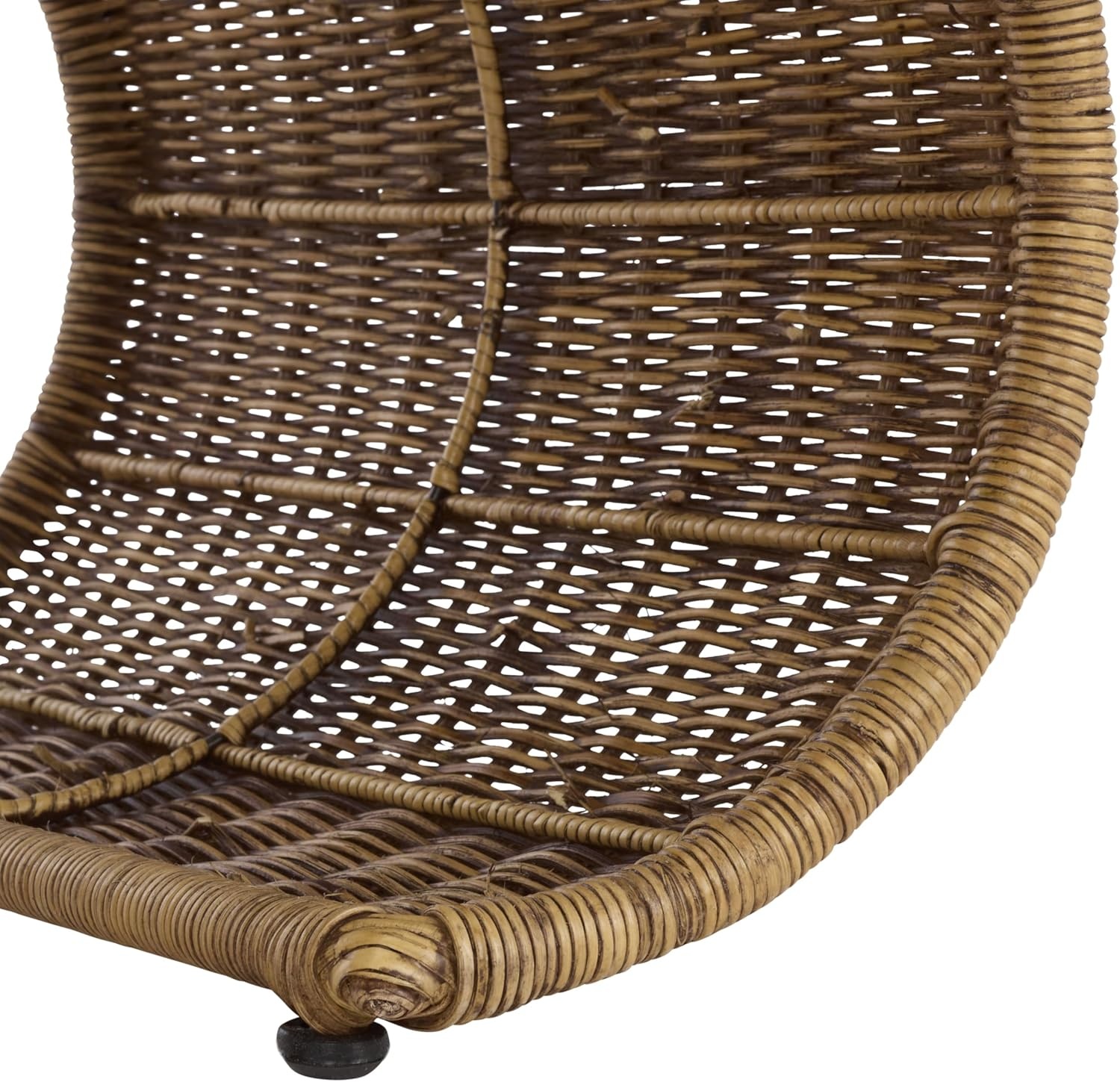 image:imageSAFAVIEH Home Collection Tamo Light Natural Rattan Coffee Table Sculptural Coastal Boho Design Fully Assembled COF6515AHoney Brown Wash