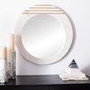 SAFAVIEH Home Kenley 23-inch Marble Round Decorative Accent Mirror