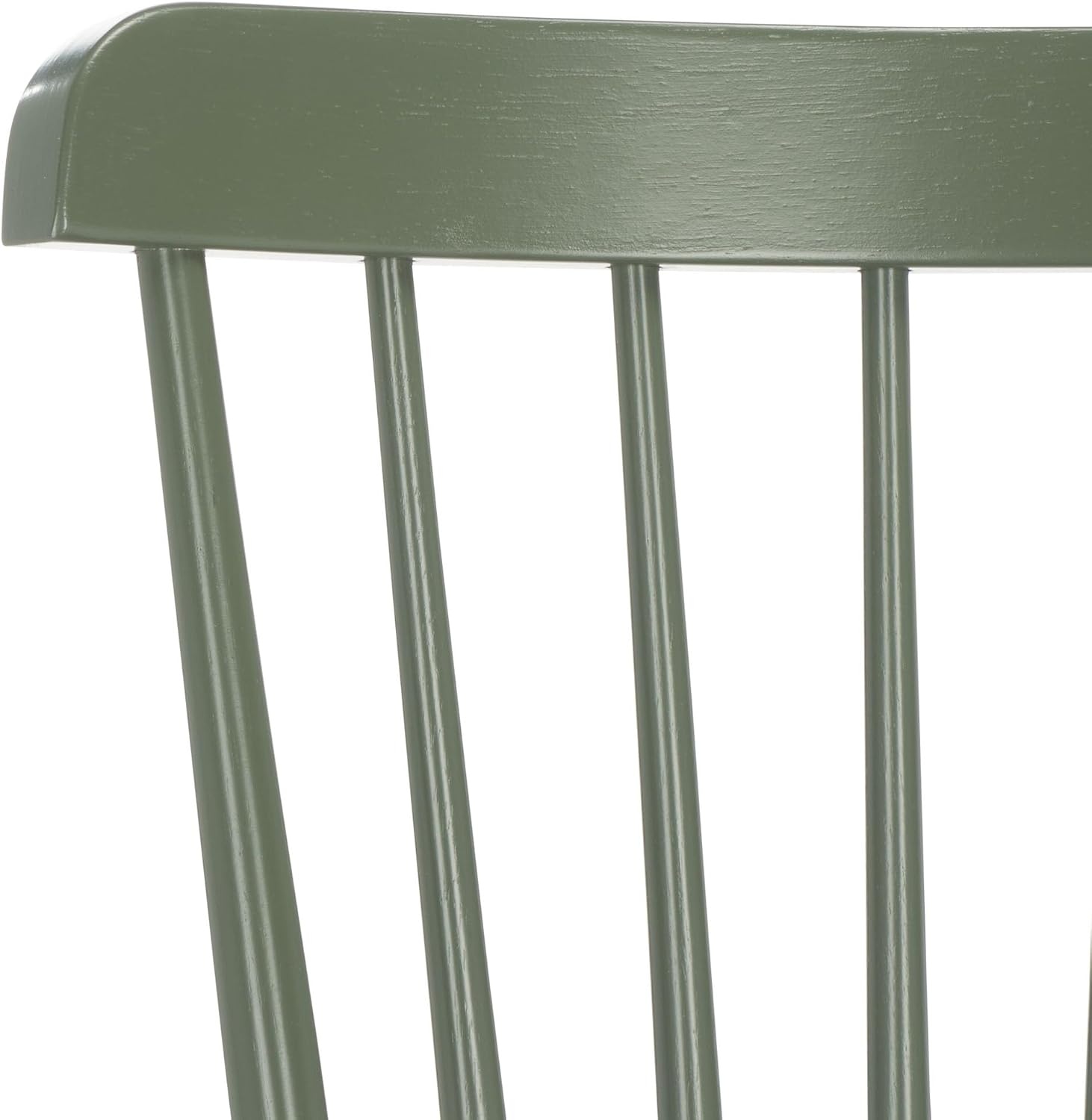 image:imageSAFAVIEH Furniture Galena Bar Stool Set of 2 Dusty Green Solid Wood Modern CleanLine Design Ideal for Kitchen Bar Area Dining Room 30 Seat Height BST8502FSET2Dusty Green