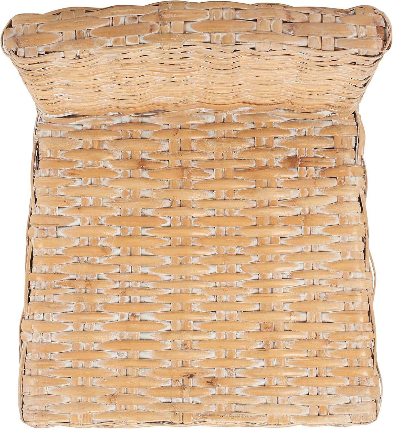 image:imageSAFAVIEH Furniture Tobie Rattan Bar Stool 177 Seat Height Grey WhiteWash Mango Wood Coastal RattanSeat Design Ideal for Kitchen Bar Area Dining Room Fully Assembled BST6500BNatural White Wash