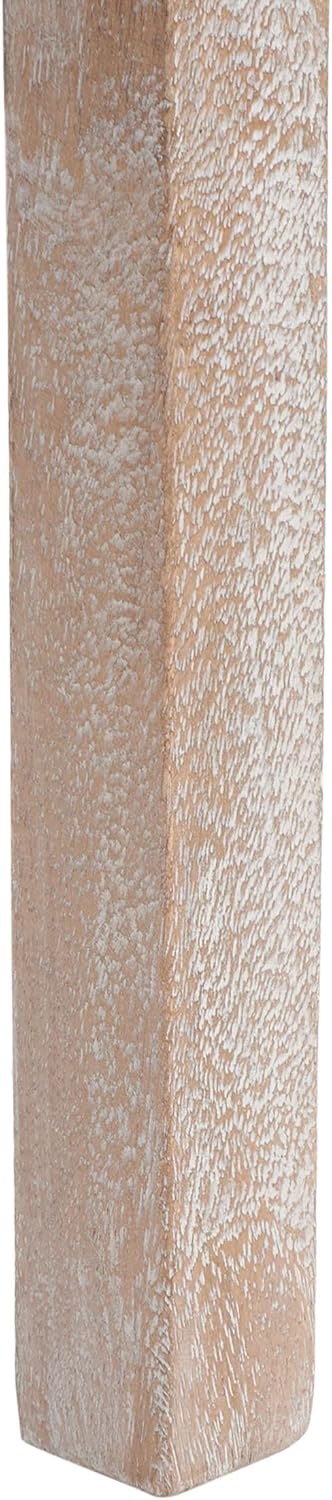 image:imageSAFAVIEH Furniture Tobie Rattan Bar Stool 177 Seat Height Grey WhiteWash Mango Wood Coastal RattanSeat Design Ideal for Kitchen Bar Area Dining Room Fully Assembled BST6500BWhite Washed White Washed
