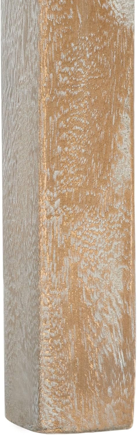 image:imageSAFAVIEH Furniture Tobie Rattan Counter Stool 2362 Seat Height WhiteWashed Mango Wood Coastal RattanSeat Design Ideal for Kitchen Bar Area Dining Room Fully Assembled BST6501CWhite Washed White Washed