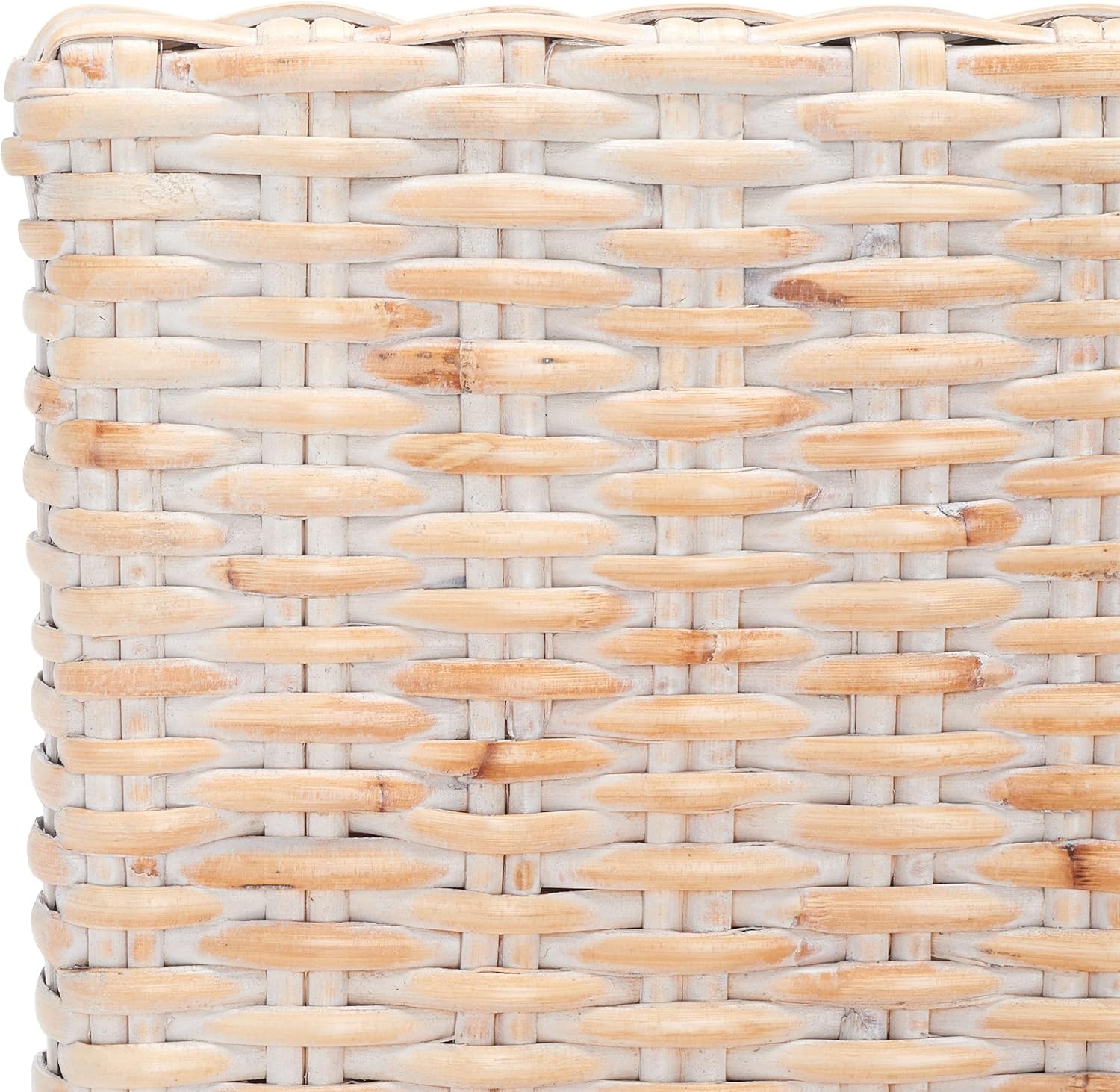 image:imageSAFAVIEH Furniture Tobie Rattan Counter Stool 2362 Seat Height WhiteWashed Mango Wood Coastal RattanSeat Design Ideal for Kitchen Bar Area Dining Room Fully Assembled BST6501CNatural White Wash