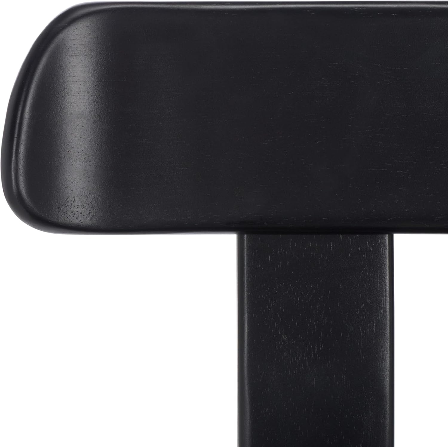 image:imageSAFAVIEH Home Collection Cayde Modern Counter Stool 27inch Seat Height Black Solid Wood Frame BST8801CBlack