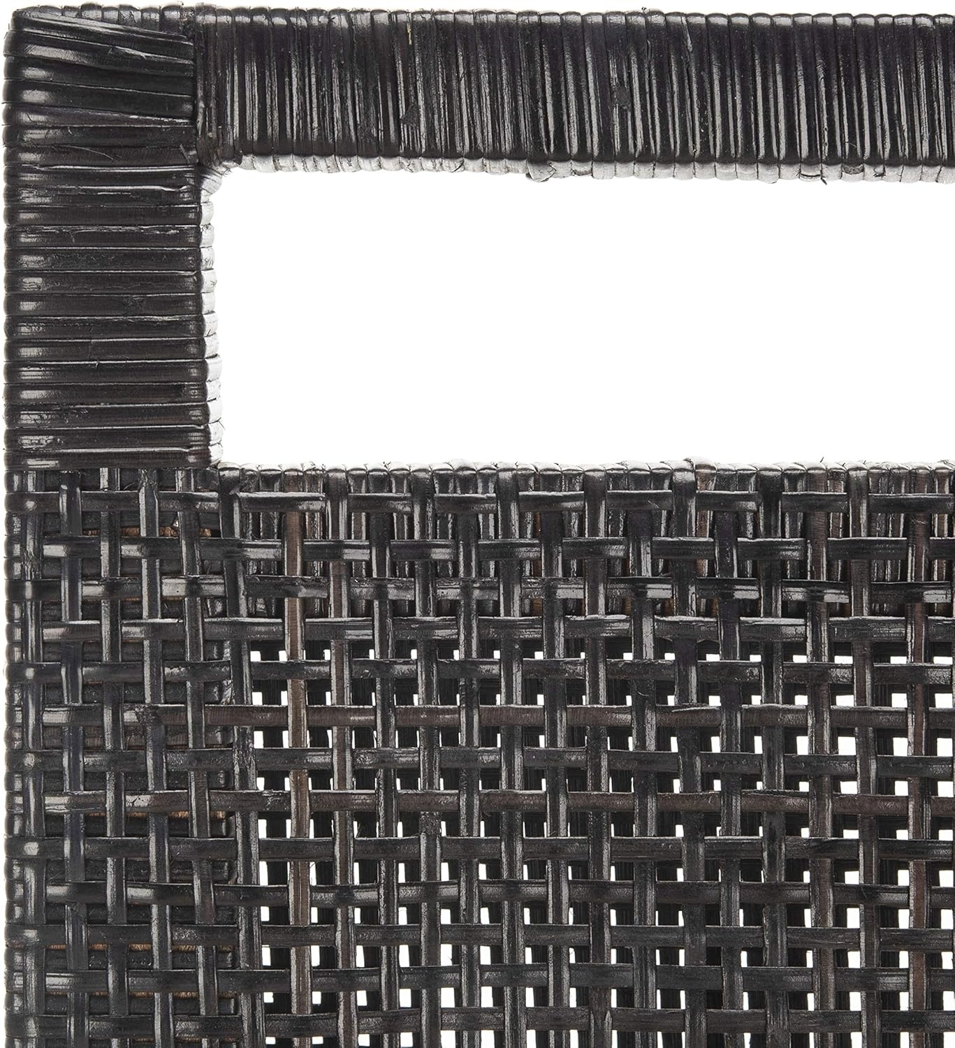 image:imageSAFAVIEH Home Collection Darin Dark Brown amp Black Rattan Bar Stool 29 Inch Seat Height Modern Resort Style Seating SEA4015ABlack White
