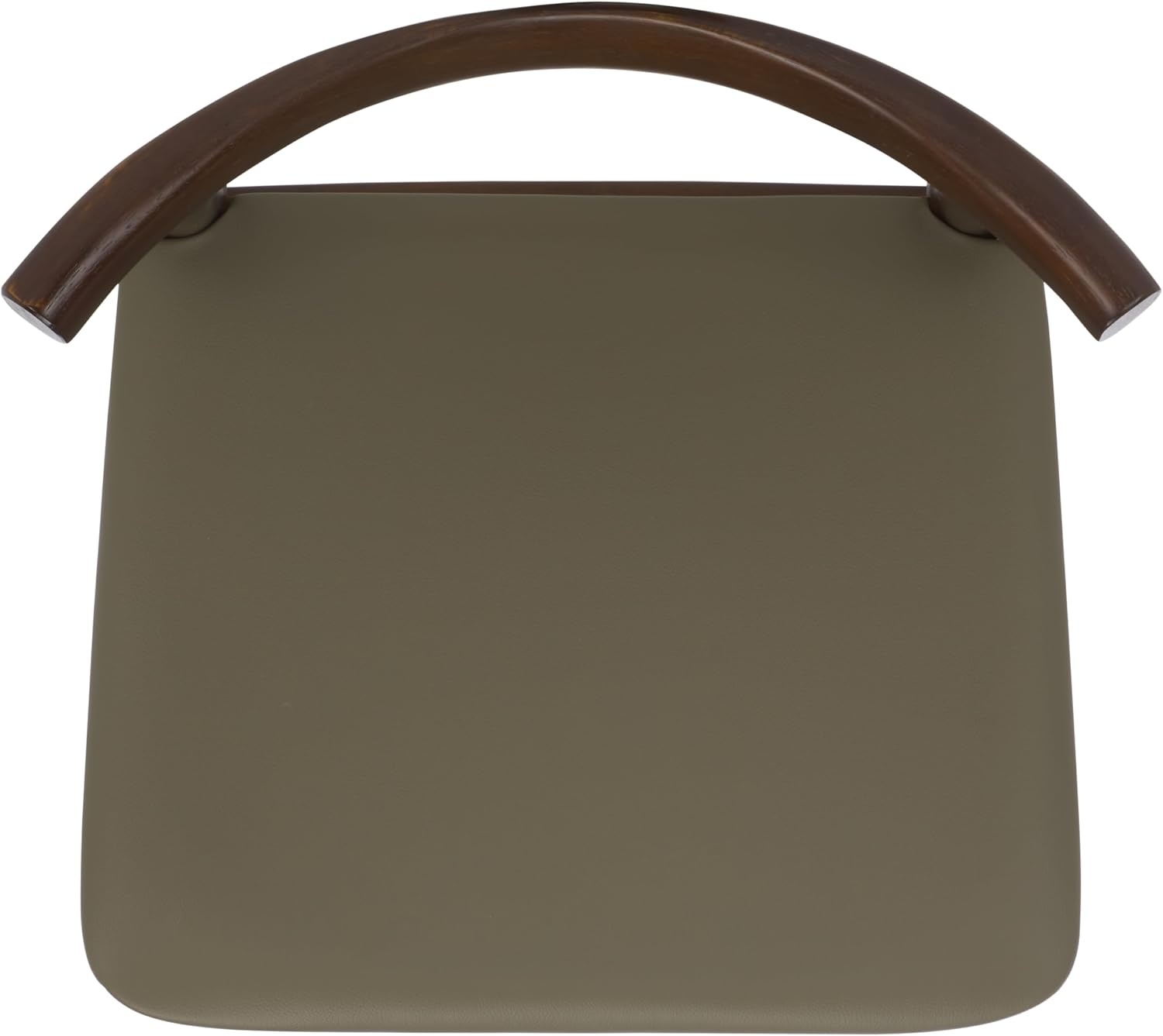 image:imageSAFAVIEH Home Collection Elbow Espresso Solid Wood Counter Stool 24Inch Seat Height Low Back Modern Kitchen Seating Olive Upholstered Seat BST3302A
