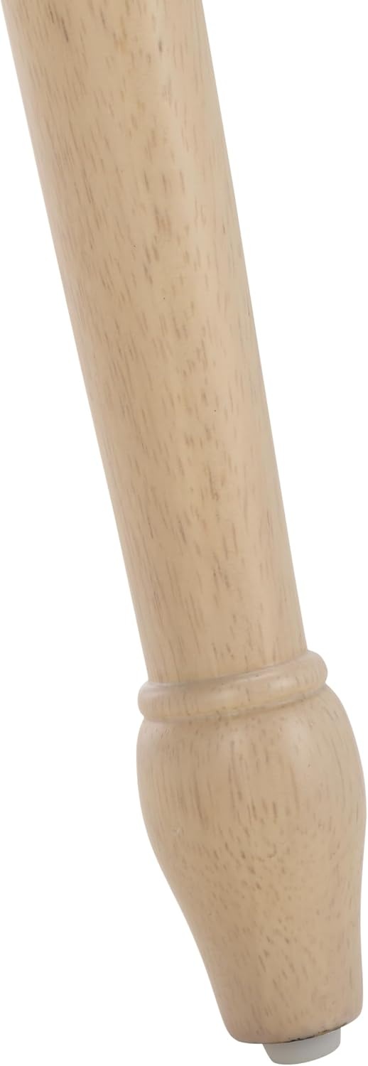 image:imageSAFAVIEH Home Collection Sidiko White Washed Solid Wood Bar Stool 29Inch Seat Height Set of 2 Farmhouse SpindleLeg Bar Seating BST8509BSET2Matte Black