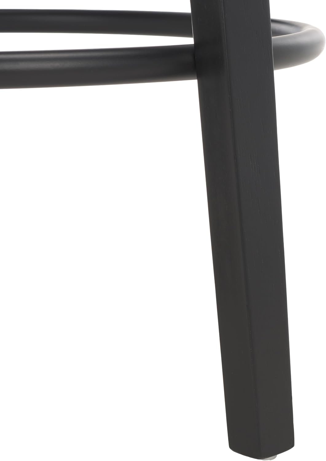 image:imageSAFAVIEH Home Collection Luella Black 26inch Seat Height Backless Counter Stool Set of 2BlackBlack