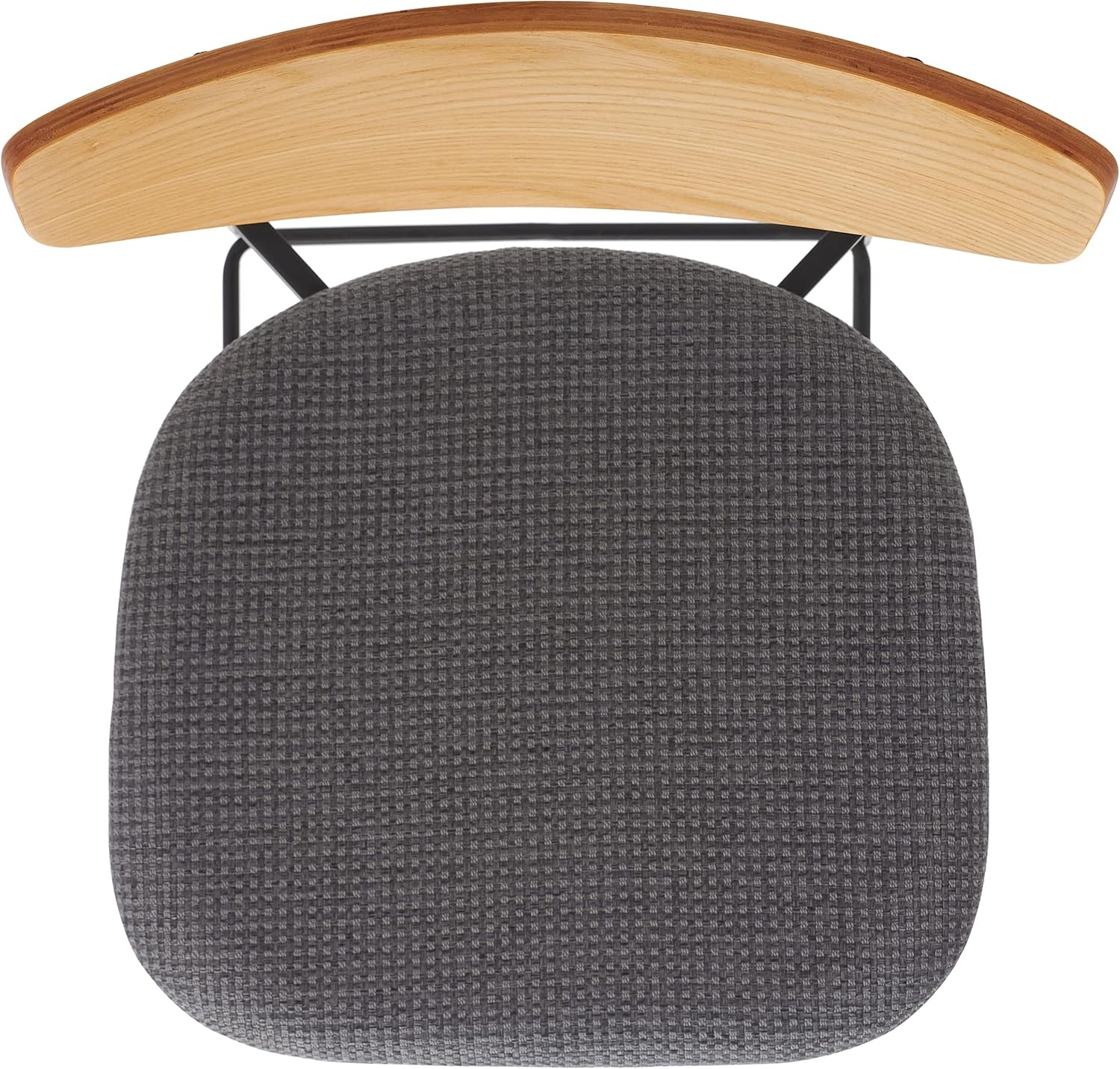 image:imageSAFAVIEH Home Collection Ryker WalnutGrey 26inch Kitchen Island Breakfast Nook Counter Stool Fully AssembledOakGrey