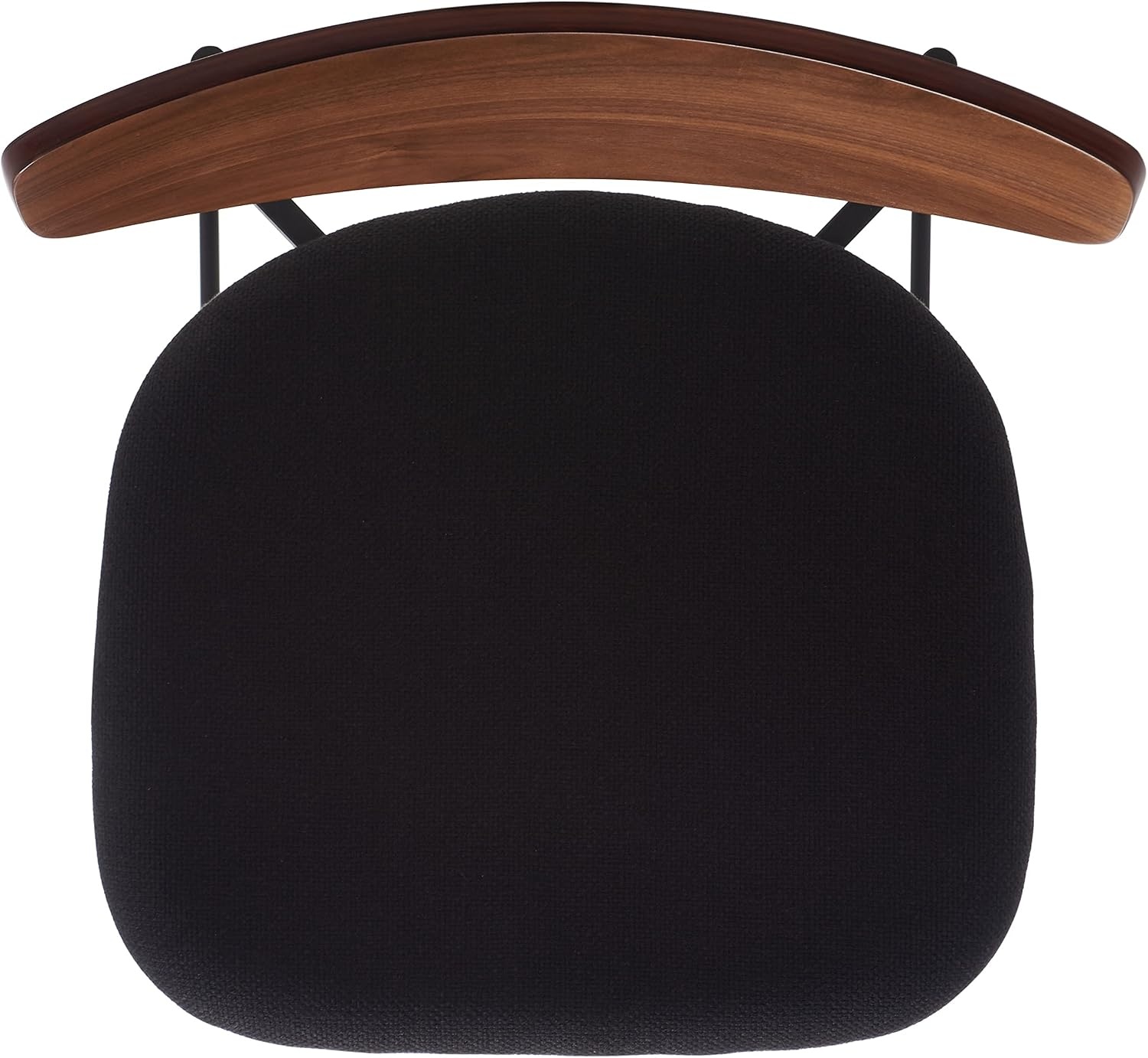 image:imageSAFAVIEH Home Collection Ryker WalnutGrey 26inch Kitchen Island Breakfast Nook Counter Stool Fully AssembledWalnutBlack