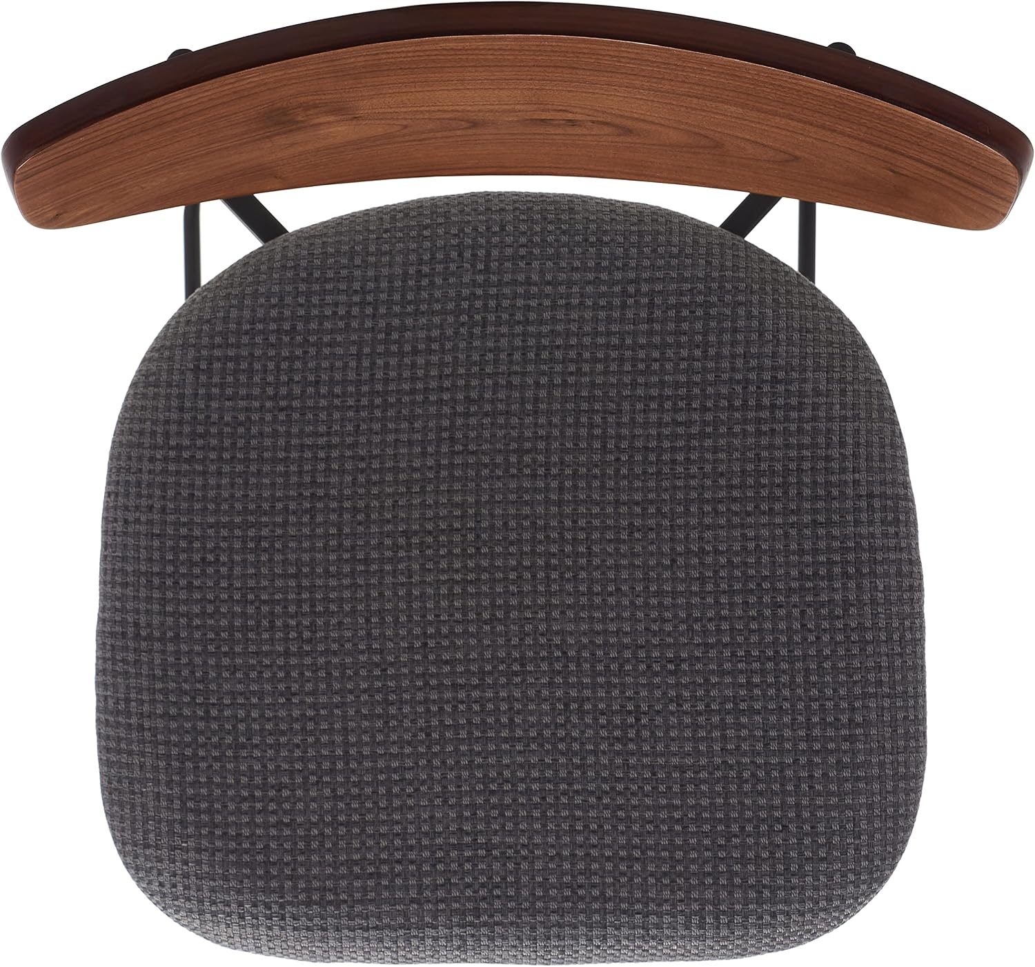 image:imageSAFAVIEH Home Collection Ryker WalnutGrey 26inch Kitchen Island Breakfast Nook Counter Stool Fully AssembledWalnutGrey