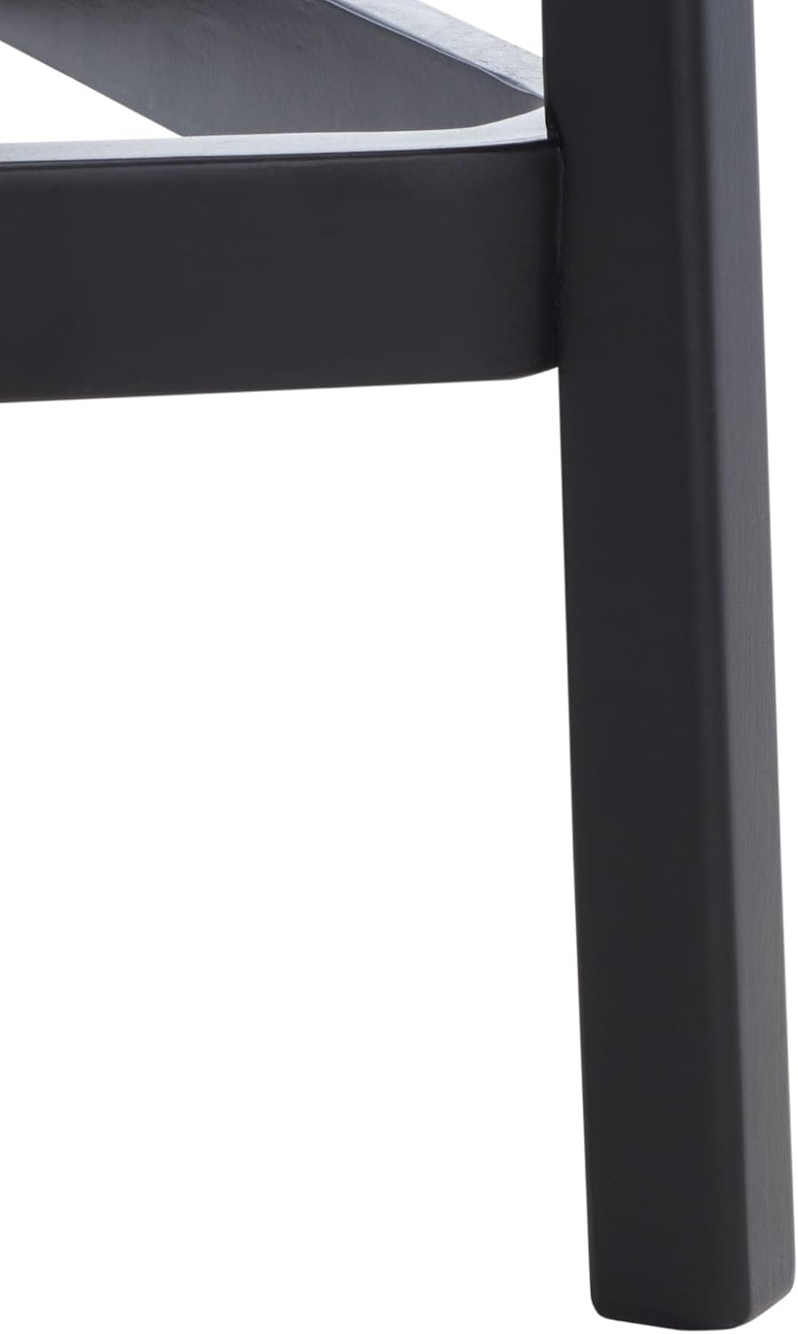 image:imageSAFAVIEH Home Collection Silus Black Backless Cane Solid Wood 25inch Counter Stool Fully AssembledBlack