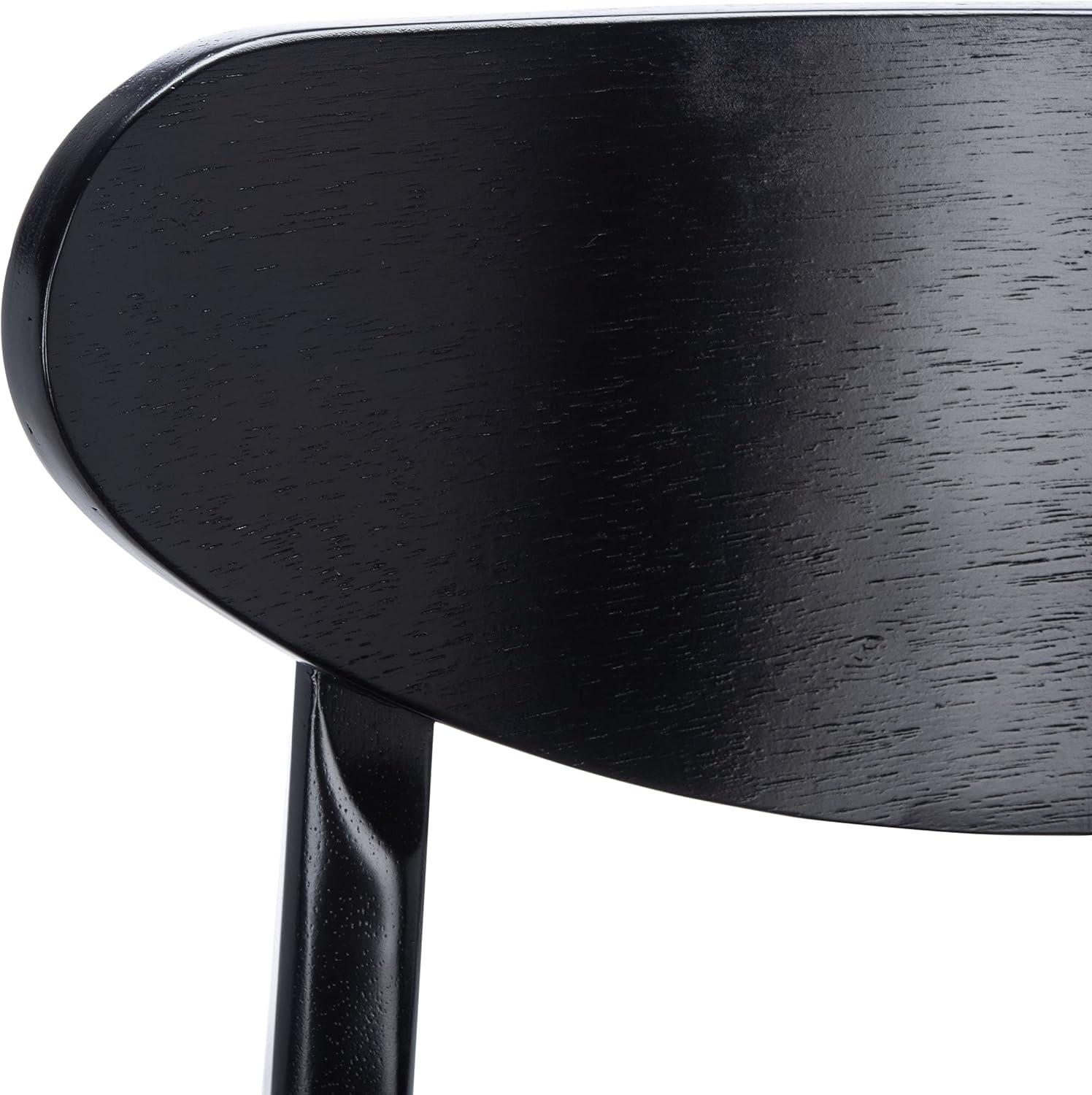 image:imageSAFAVIEH Home Collection Thaxton MidCentury Farmhouse Natural 30inch Bar Stool Set of 2Black