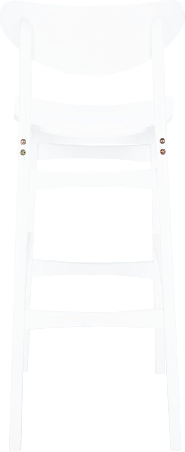 image:imageSAFAVIEH Home Collection Thaxton MidCentury Farmhouse Natural 30inch Bar Stool Set of 2White