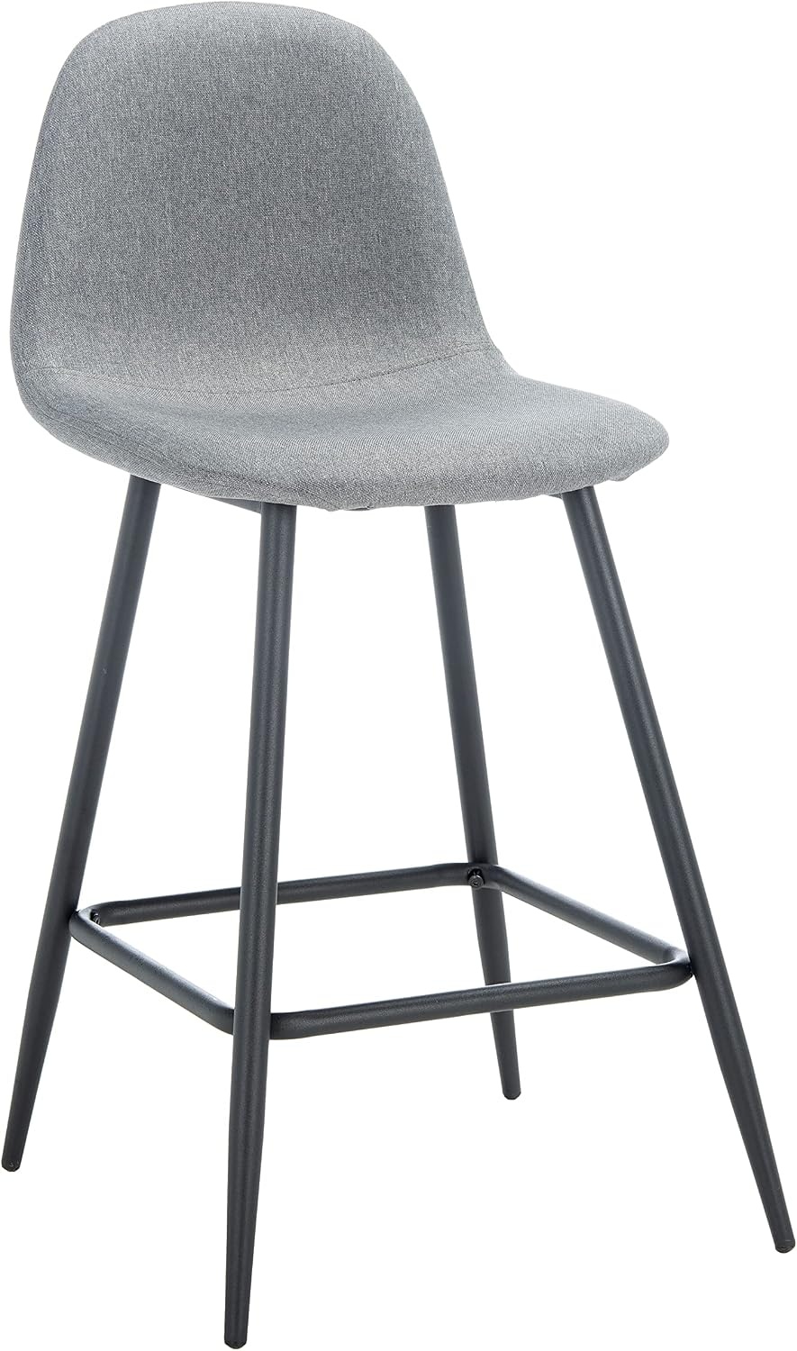 image:imageSAFAVIEH Home Collection Travis Dark GreyBlack 24inch Kitchen Breakfast Nook Dining Pub Bar Stool